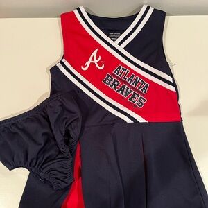 Atlanta Braves Cheerleader Dress with Bloomers